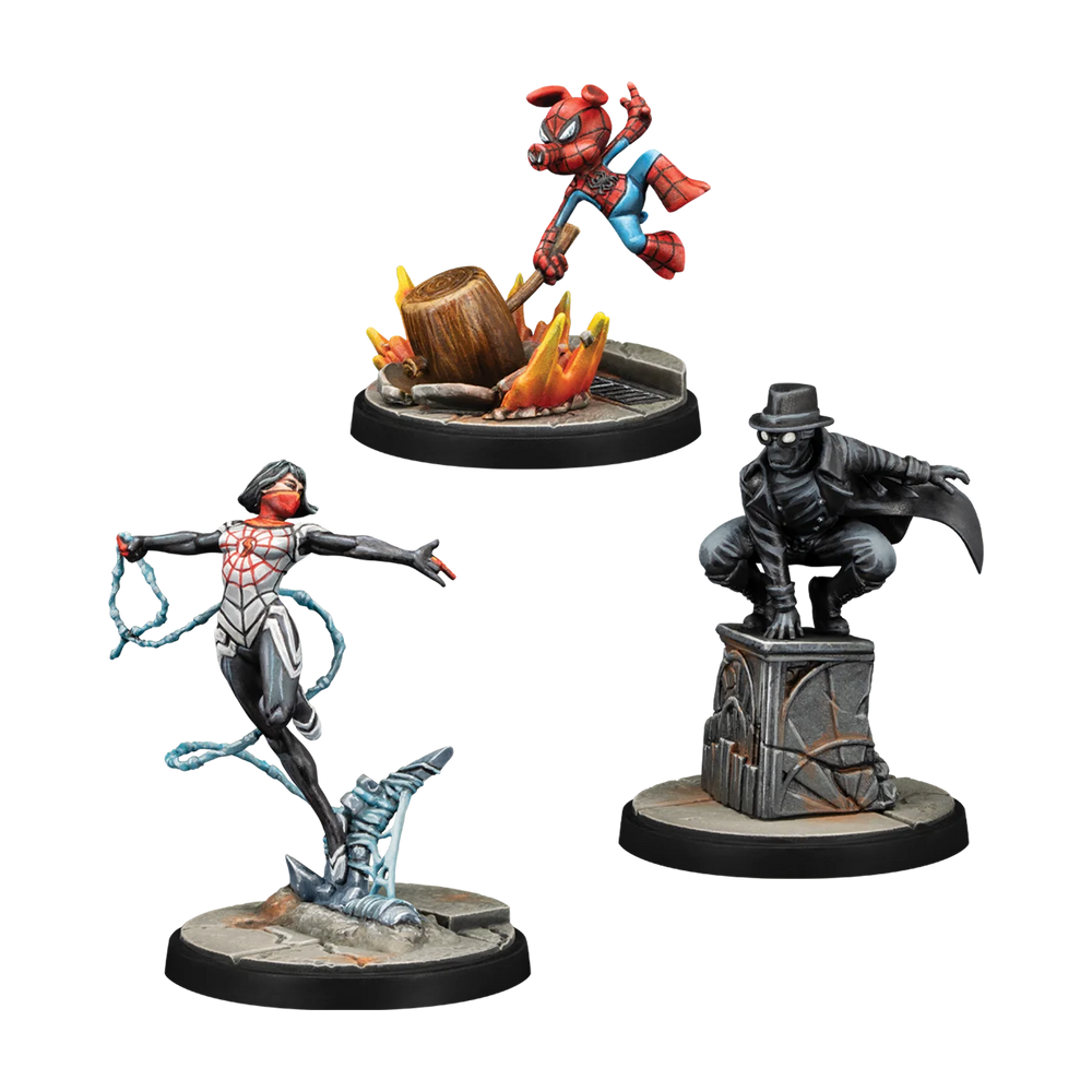 Silk, Spider-Ham & Spider-Man Noir