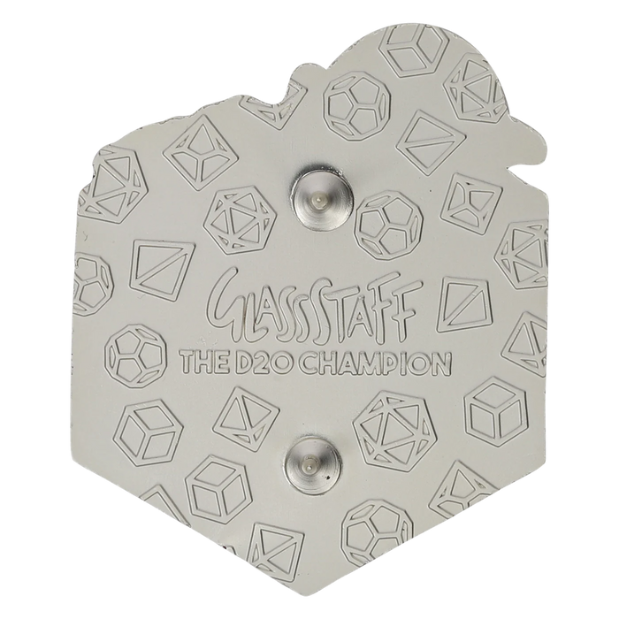 GlassStaff Enamel Pin - The d20 Champion