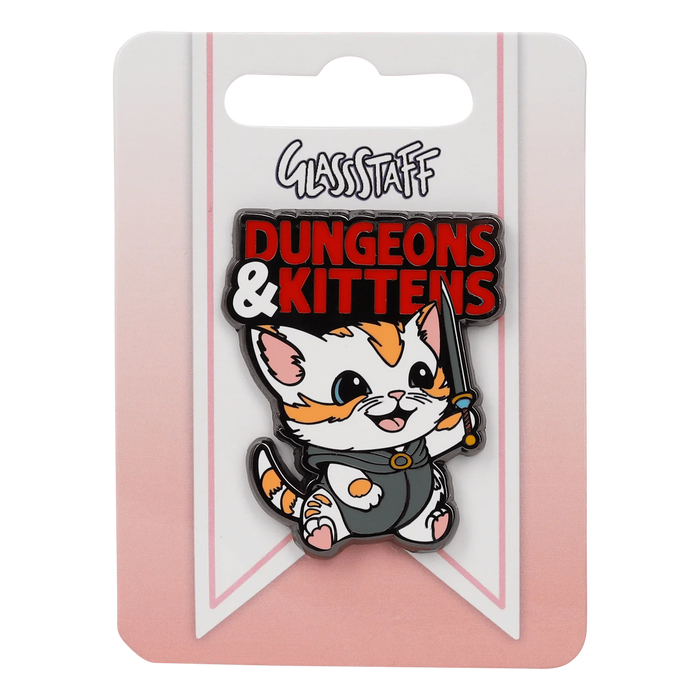 GlassStaff Enamel Pin - Dungeons & Kittens