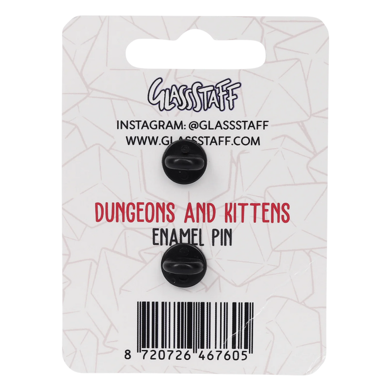 GlassStaff Enamel Pin - Dungeons & Kittens