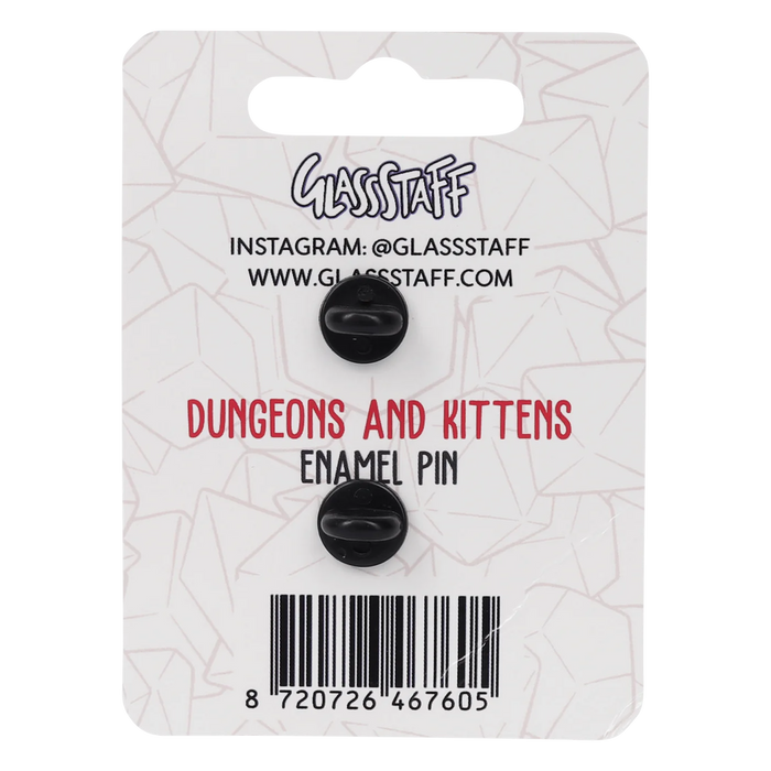 GlassStaff Enamel Pin - Dungeons & Kittens