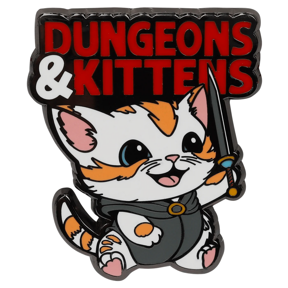 GlassStaff Enamel Pin - Dungeons & Kittens