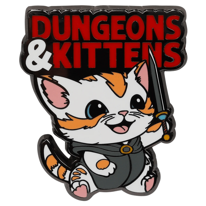 GlassStaff Enamel Pin - Dungeons & Kittens