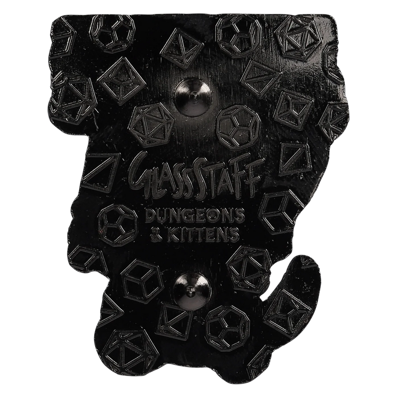 GlassStaff Enamel Pin - Dungeons & Kittens