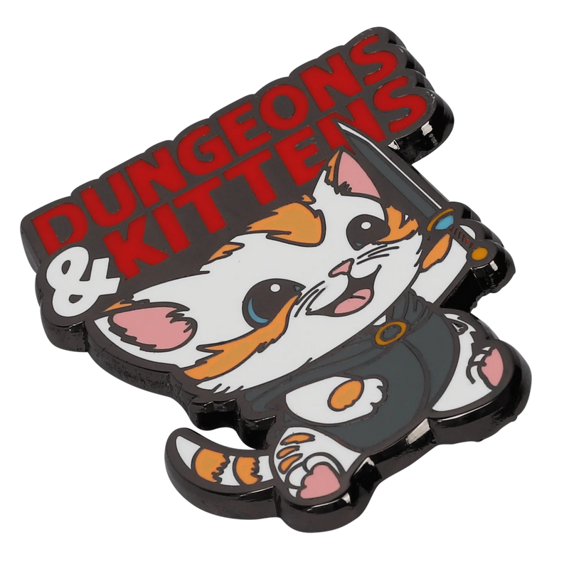 GlassStaff Enamel Pin - Dungeons & Kittens