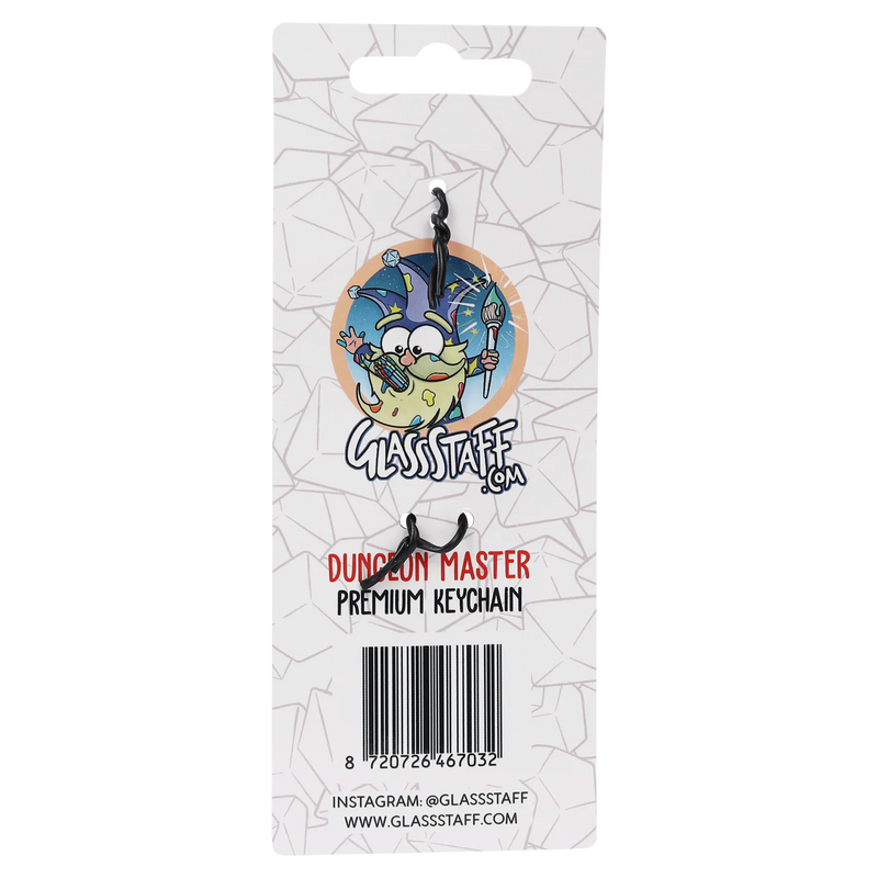 GlassStaff Metal Keychain - Dungeon Master