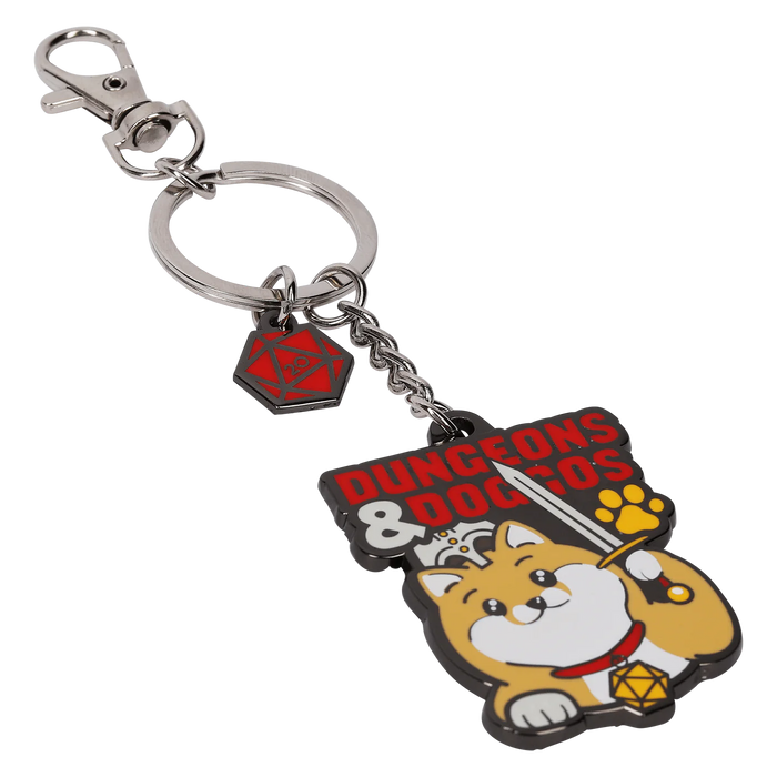 GlassStaff Metal Keychain - Dungeons & Doggos