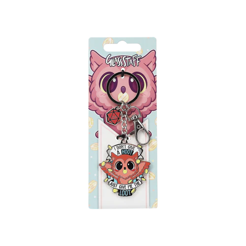 GlassStaff Metal Keychain - Gimme Loot