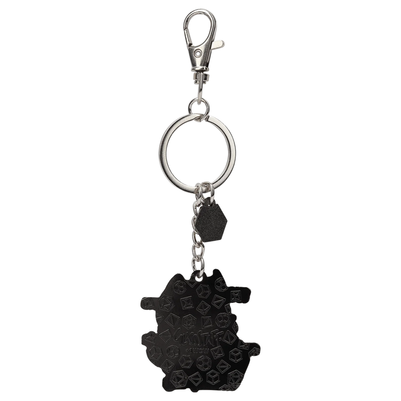 GlassStaff Metal Keychain - Much Crit