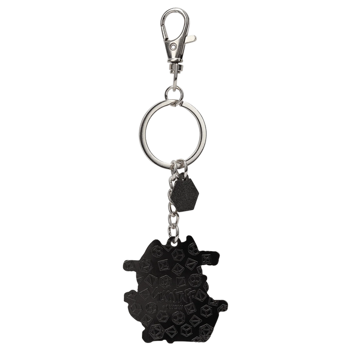 GlassStaff Metal Keychain - Much Crit