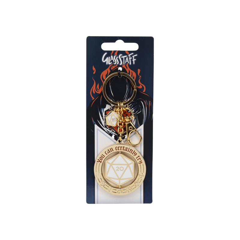 GlassStaff Metal Keychain - You Can Certainly Try