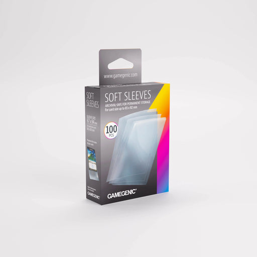 Gamegenic - Soft Sleeves - Clear (100 Sleeves) | TCG Accessories
