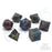CritStones Metal Dice Set - Spectrum Trails (7pcs)