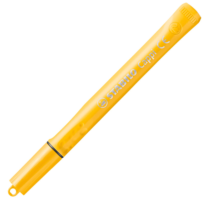 STABILO Cappi Felt-tip Pens with Cap-ring - 12 Assorted Colours