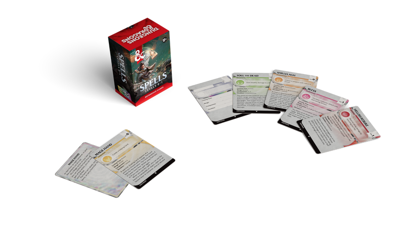 Dungeons & Dragons Reference Cards - Spells: Levels 0-1 - Pre-Order