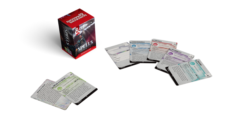 Dungeons & Dragons Reference Cards - Spells: Levels 2-3 - Pre-Order