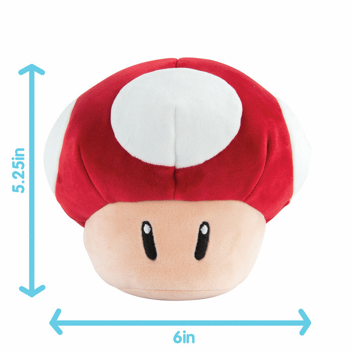 Super Mario Super Mushroom Junior Plush - 6 Inch