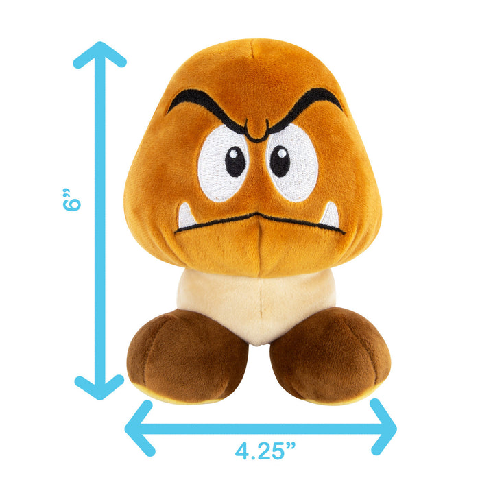 Super Mario Goomba Junior Plush - 6 Inch