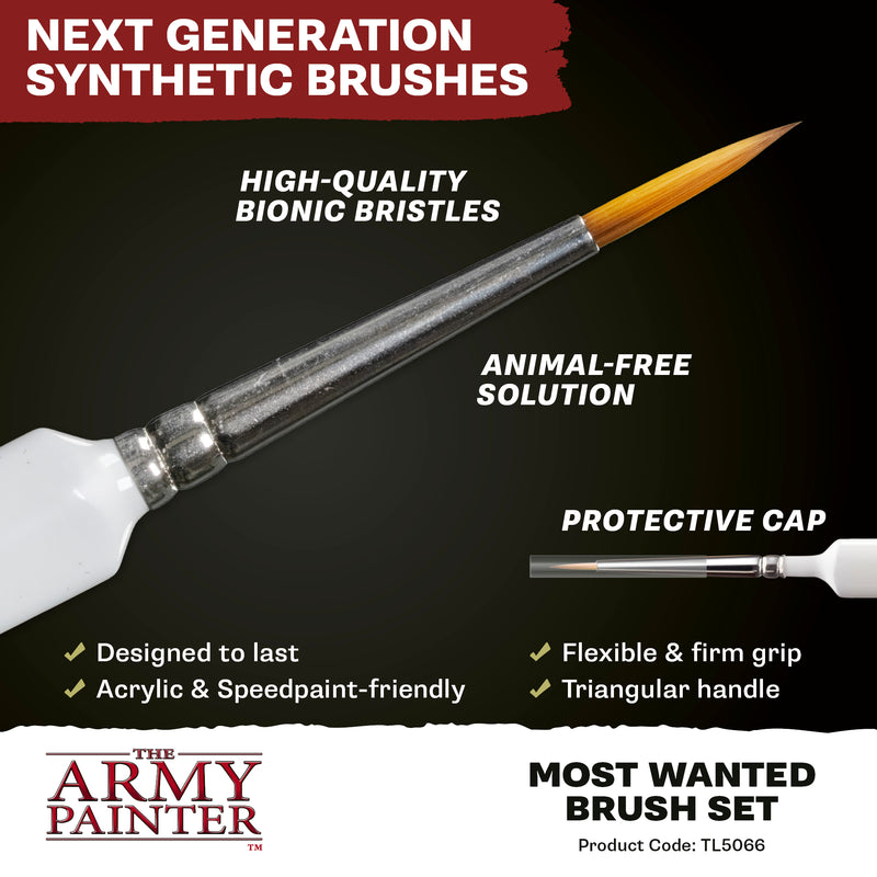The Army Painter Most Wanted Brush Set