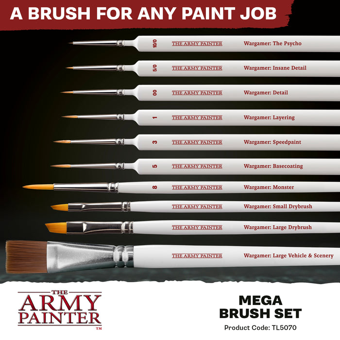 The Army Painter Mega Brush Set