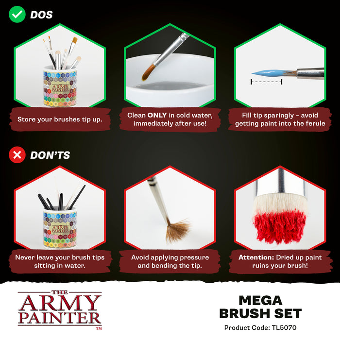 The Army Painter Mega Brush Set