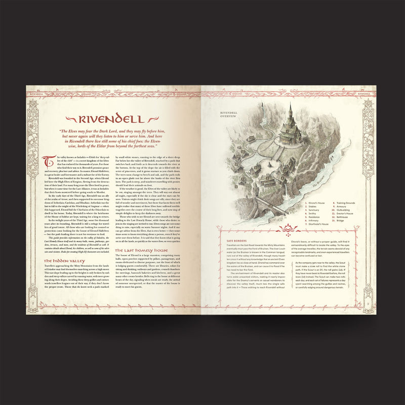 The One Ring - Loremaster's Screen & Rivendell Compendium