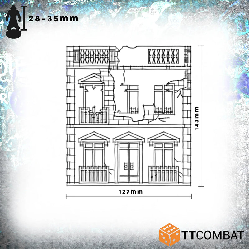 TTCombat - City Rowhouse Café and Terrace Destroyed