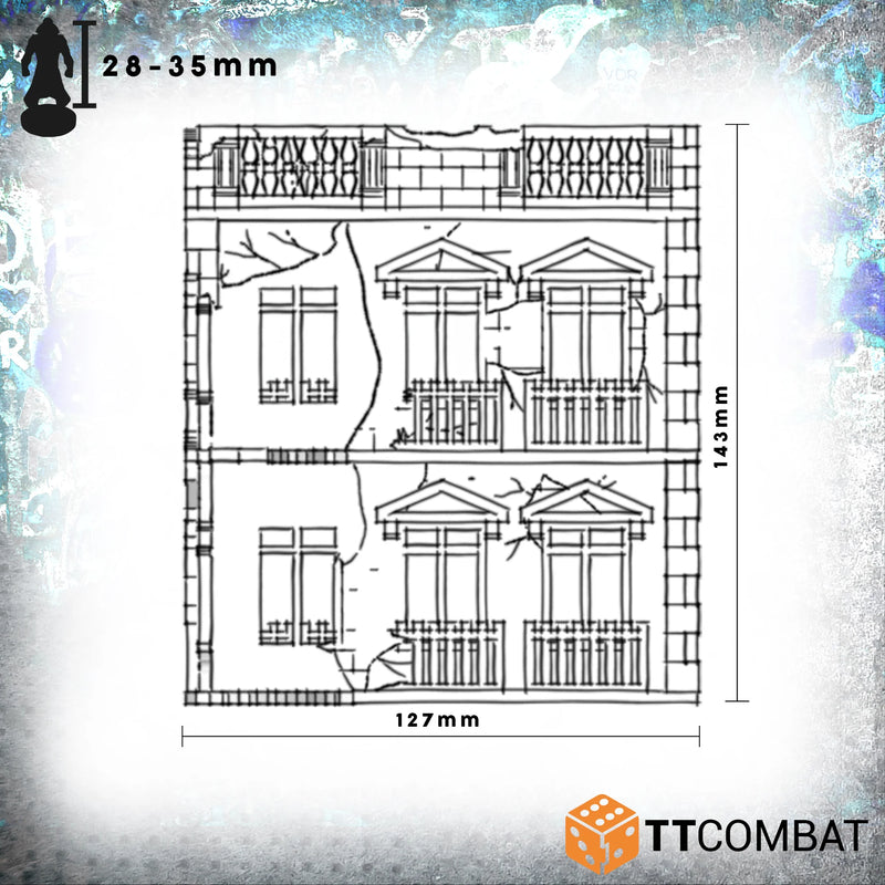 TTCombat - City Rowhouse Café and Terrace Destroyed