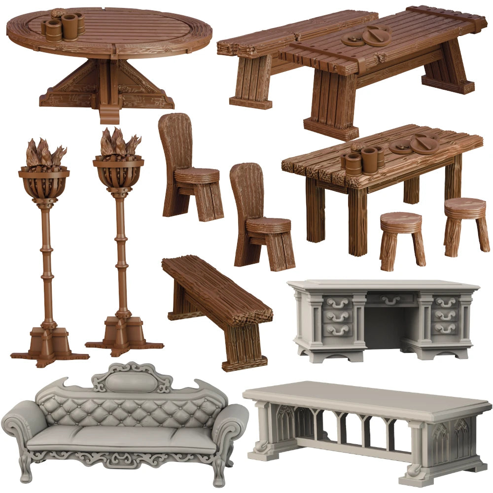Terrain Crate: Tables and Chairs