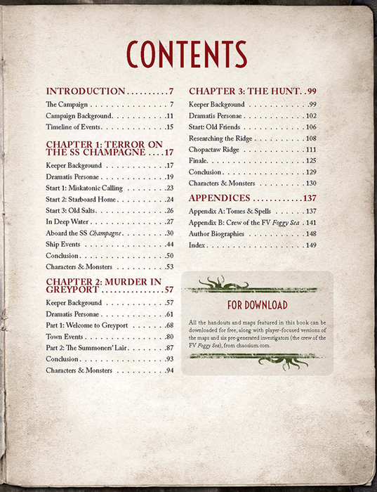 Call of Cthulhu The Order of the Stone - Hardcover