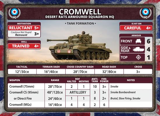 Flames of War Cromwell Armoured Troop