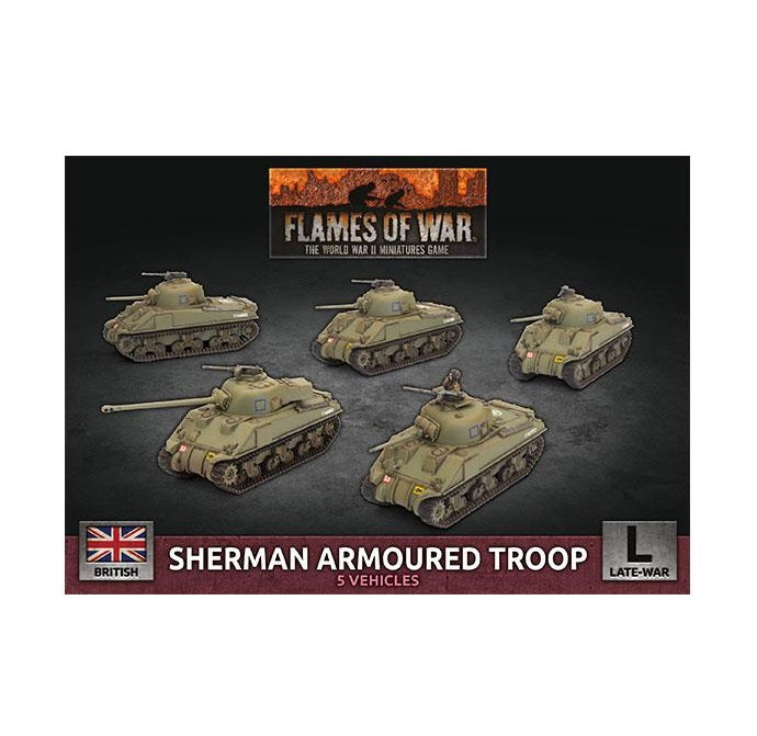 Flames of War Sherman Armoured Troop