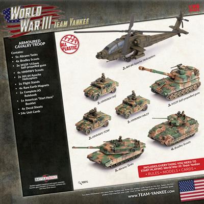 World War III: Team Yankee - American Starter Force: Armoured Cavalry Troop