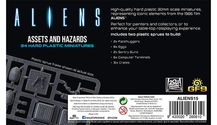 Aliens Assets and Hazards