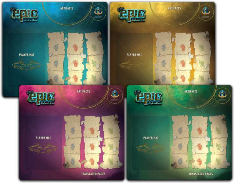Tiny Epic Cthulhu - 4 Pack Player Mats