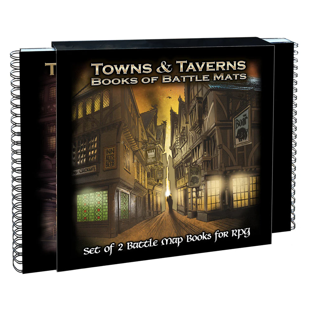 Loke Battle Mats: Towns & Taverns Books of Battle Mats