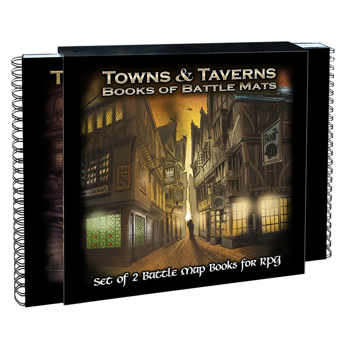 Loke Battle Mats: Towns & Taverns Books of Battle Mats
