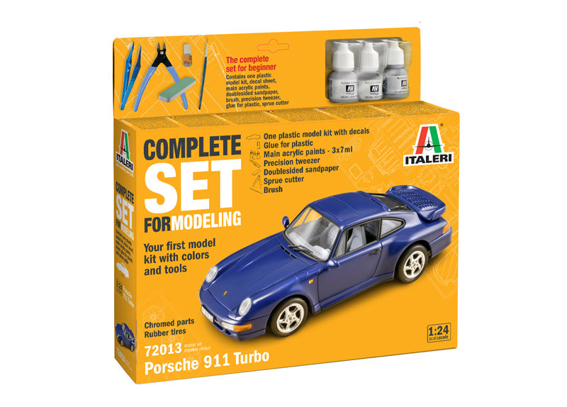 Italeri Porsche 911 Complete Set for Modeling Starter Kit Box
