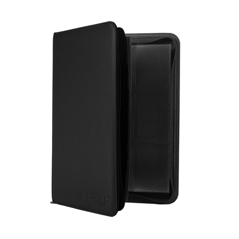 COVRD Premium 9 Pocket Zip Binder - Black