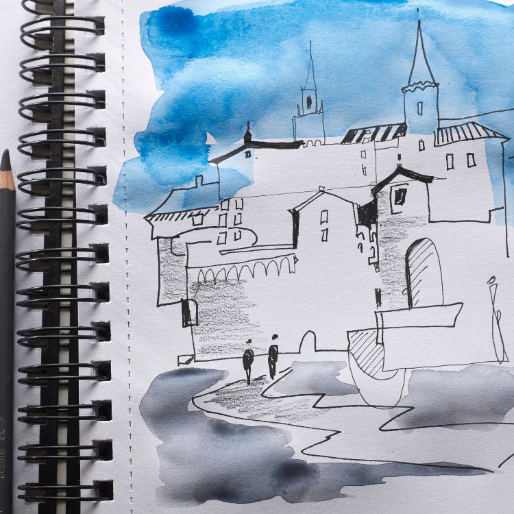 Winsor & Newton Sketch Book 110gsm A4 Spiral 80 Sheets