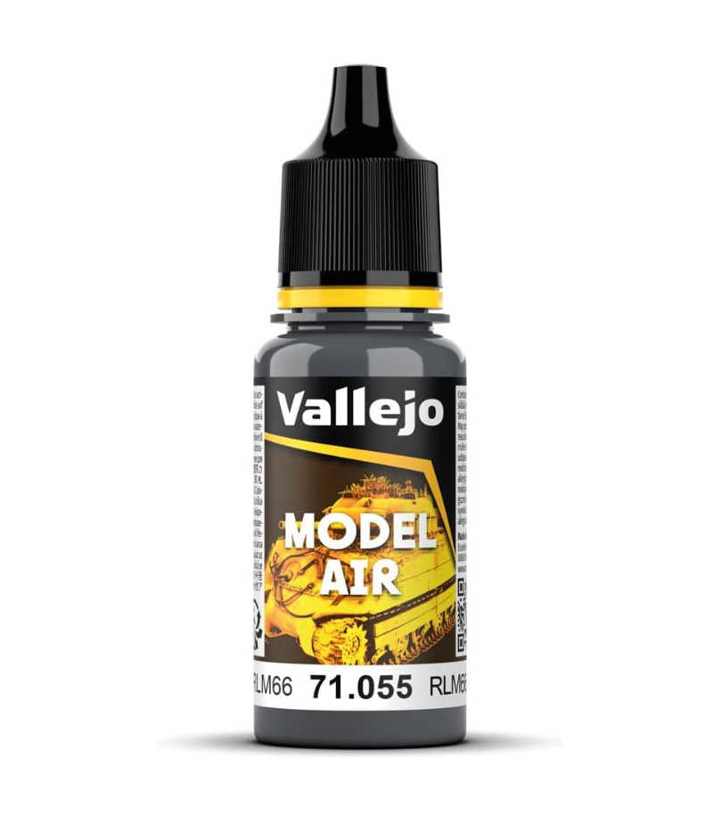 Vallejo Model Air: Black Grey RLM66 - 18ml