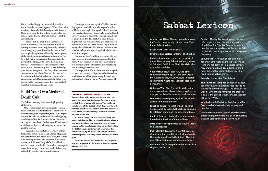 Vampire: The Masquerade 5th Edition Sabbat The Black Hand