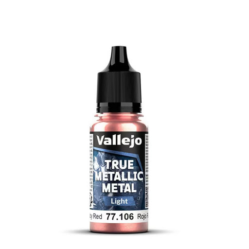 Vallejo True Metallic Metal Light - Ruby Red 18ml