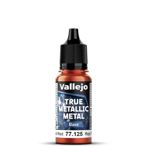 Vallejo True Metallic Metal Base - Forged Red 18ml