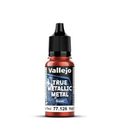 Vallejo True Metallic Metal Base - Ruby Red 18ml