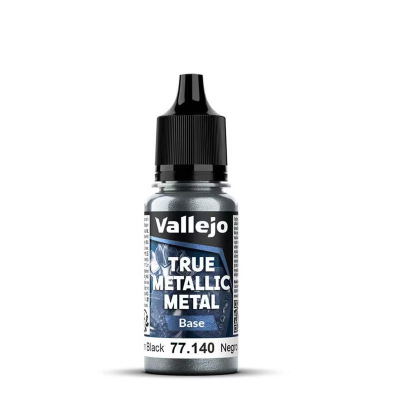 Vallejo True Metallic Metal Base - Obsidian Black - 18ml
