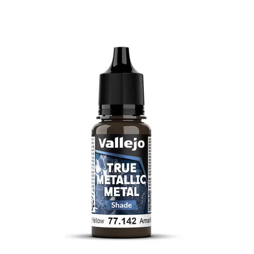 Vallejo True Metallic Metal Shade - Radiant Yellow - 18ml