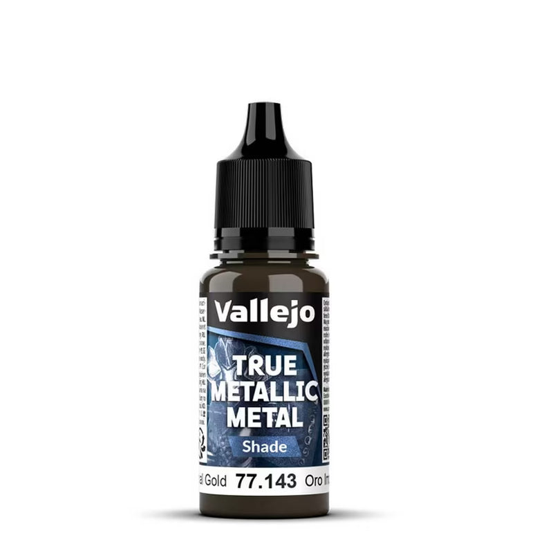Vallejo True Metallic Metal Shade - Imperial Gold - 18ml