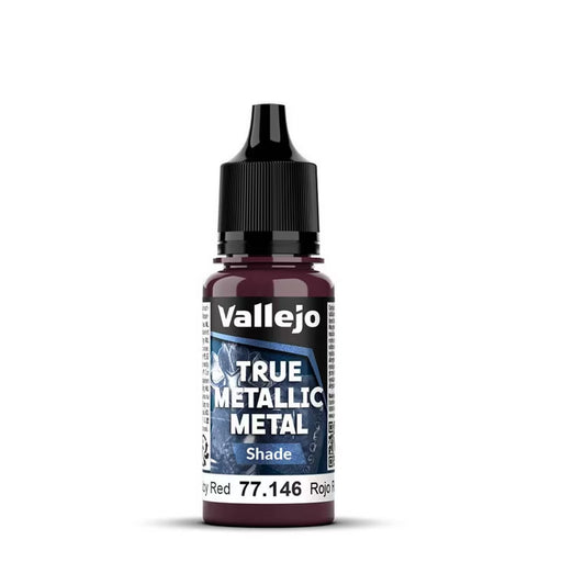 Vallejo True Metallic Metal Shade - Ruby Red - 18ml