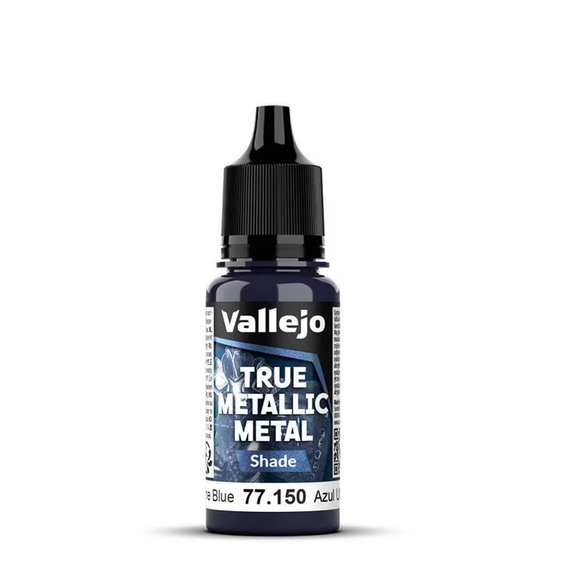 Vallejo True Metallic Metal Shade - Ultramarine Blue - 18ml